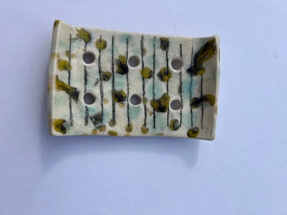 Soap dish close-up